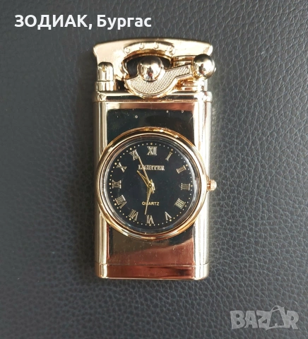 НОВА Газова Запалка с Часовник