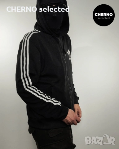 ADIDAS суичър с цип и качулка • Track Top – размер XL – Отлично състояние, снимка 4 - Суичъри - 53114018