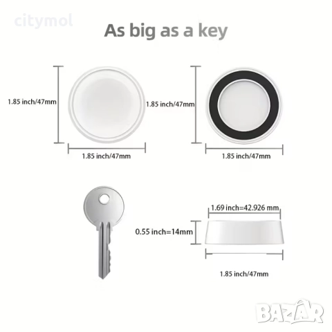 Преносимо бързо безжично зарядно устройство за Samsung Galaxy Watch 7/6/5/4/3/2/Active, снимка 7 - Смарт гривни - 52013248