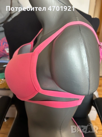 Розов бански от две части, снимка 4 - Бански костюми - 53136505