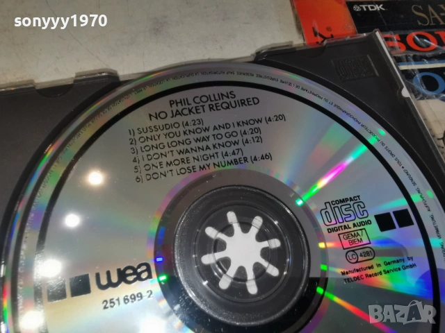 PHIL COLLINS CD-ВНОС GERMANY 0304261751H2E6R, снимка 15 - CD дискове - 54081940