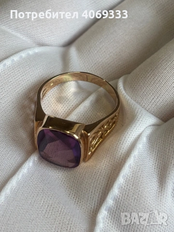 Мъжки златен Руски пръстен 7.6гр 14к , снимка 5 - Пръстени - 54175084