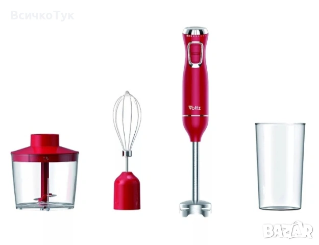 ✨Пасатор 3 в 1 Oliver Voltz OV51112WSC, 800W, Метален накрайник с купа 0.7л.