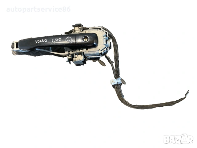 Външна дръжка на предна лява врата черна за Volvo C70 2.4 Бензин (2008)