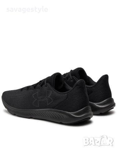 Мъжки маратонки UNDER ARMOUR Charged Pursuit 3 Big Logo Running Shoes Black, снимка 4 - Маратонки - 45762473