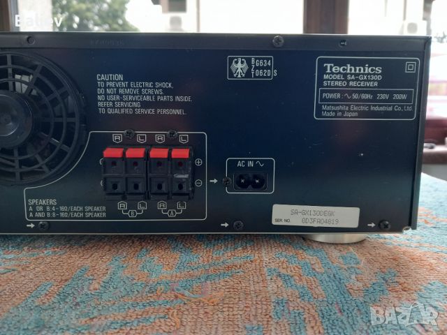 TECHNICS SA-GX130D Stereo Receiver , снимка 5 - Ресийвъри, усилватели, смесителни пултове - 45810270