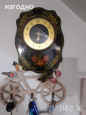 50€ БУТИКОВ СТЕНЕН ЧАСОВНИК РУСКИ ЯНТАР , снимка 2 - Стенни часовници - 53008799