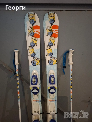 Комплект Rossignol-116см.+обувки Rossignol 22.5, снимка 2 - Зимни спортове - 53637307