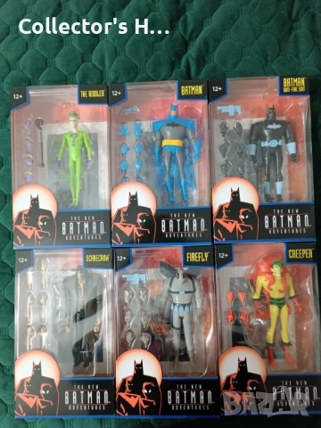 McFarlane Toys DC Direct The New Batman Adventures сет 6 екшън фигурки: Батман, Плашилото Ридлър и