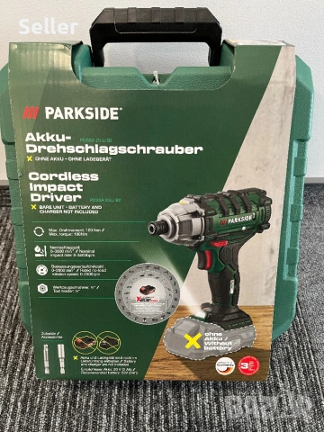 Акумулаторен ударен винтоверт PARKSIDE PDSSA 20-Li B2, снимка 3 - Винтоверти - 54235076