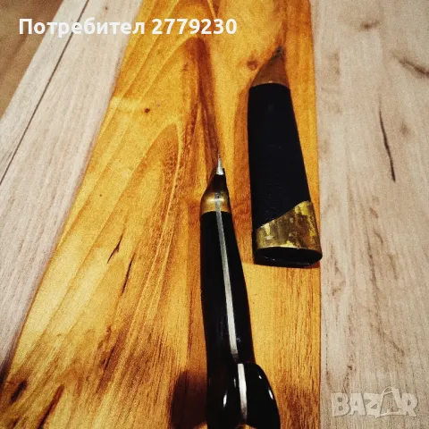 Ловен масивен нож, с дръжка от биволски рог Нов!, снимка 13 - Ножове - 49911773