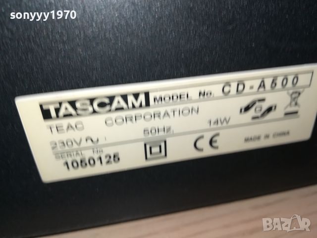 TASCAM REVERSE DECK CD-ВНОС FRANCE 1105242002, снимка 4 - Декове - 45686938