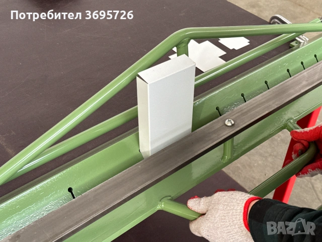 Работилница за огъване Тип ZRB-S 1500/0,8 mm , снимка 7 - Други машини и части - 53337241