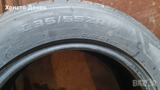Летни гуми Nokian tyres 235/55/R17 2 бр. с дот- 4624/128 евро за двете, снимка 2 - Гуми и джанти - 53621245