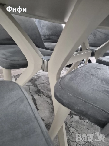 Маса за трапезаря с 6 стола, снимка 7 - Маси - 52967838