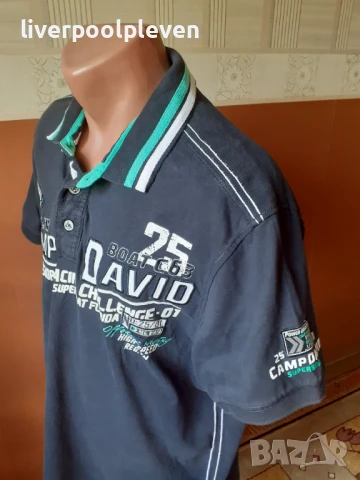 👉Camp David Original 2XL ефектна, снимка 2 - Тениски - 51001954