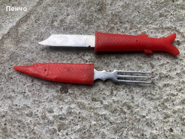 старо туристическо/рибарско/ ножче "ЩУКА" - СССР - УООР /Украинское общество охотников и рьiболовов/, снимка 5 - Ножове - 51839087