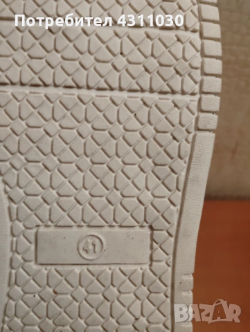 Кожени маратонки нови, бял цвят, номер 41, снимка 8 - Маратонки - 53427214