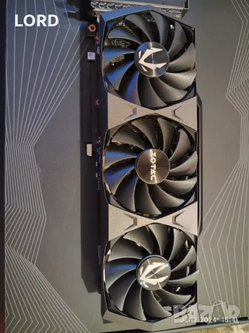 Видеокарта Zotac GeForce RTX 3070 Ti 8GB Trinity Gaming OC - Перфектна!, снимка 1 - Видеокарти - 49139587