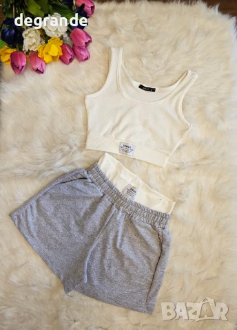 Дамски комплект от две части с камъчета., снимка 7 - Комплекти - 51129111