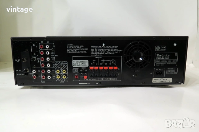 Technics SA-GX370, снимка 7 - Ресийвъри, усилватели, смесителни пултове - 53071504