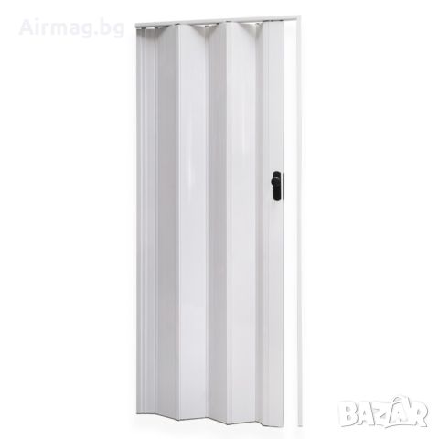 Врата Хармоника LUX бял гланц, снимка 1 - Интериорни врати - 45525851