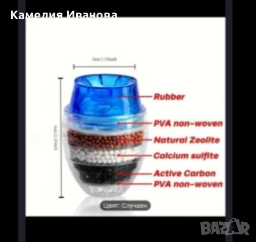 Филтър с 5 минерала за пречистване на вода , снимка 2 - Други стоки за дома - 52246061