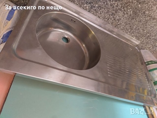 Мивка за кухня от неръждаема стомана, Алпака, снимка 2 - Мивки - 45529737
