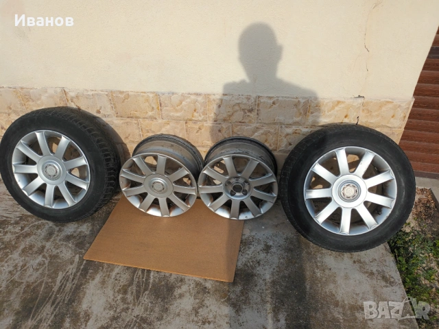 Продавам 4бр. алуминиеви джанти от Toyota Avensis 2001 година заедно с 2 бр. гуми., снимка 3 - Гуми и джанти - 51578493