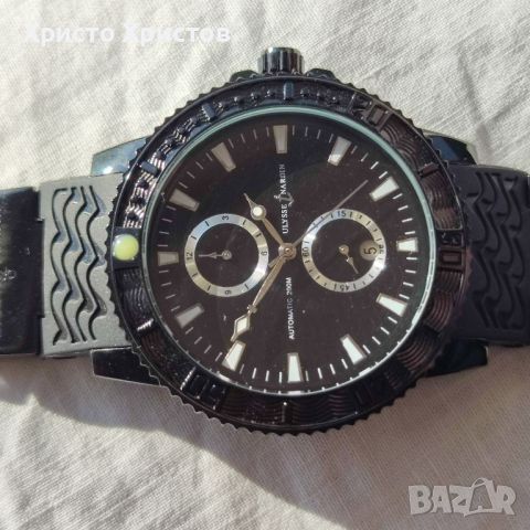 Луксозен мъжки часовник "Black Edition" Ulysse Nardin , снимка 3 - Мъжки - 41453504