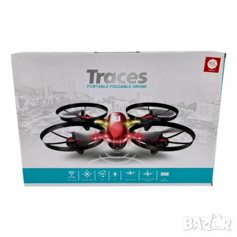 Дрон с жестово управление и Wi-Fi камера – Traces, снимка 3 - Друга електроника - 51094662