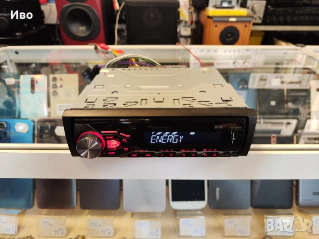 Авто радио Pioneer MVH-280DAB Радио, usb и aux. 4 x 50 вата. В отлично техническо и визуално състоян, снимка 2 - Аксесоари и консумативи - 52005663