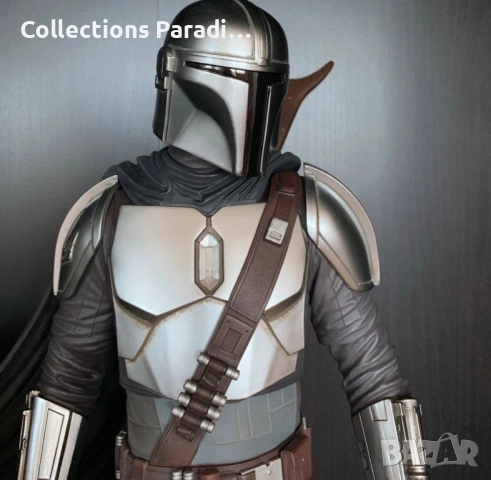Sideshow Star Wars Mandalorian & Grogu статуя фигура , снимка 2 - Колекции - 54179708