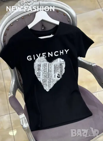 Дамски Памучни Тениски ✨ GIVENCHY , снимка 1 - Тениски - 48643125