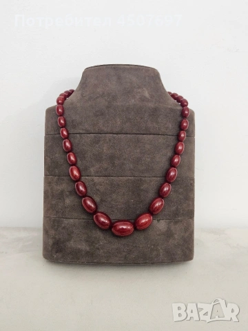 Колие от Червен Кехлибар., снимка 10 - Колиета, медальони, синджири - 53204442