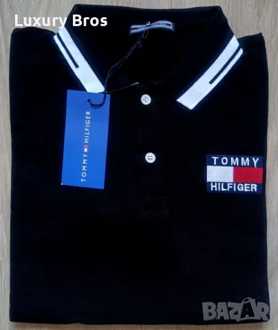 Мъжки тениски с яка Tommy Hilfiger, снимка 2 - Тениски - 48942899