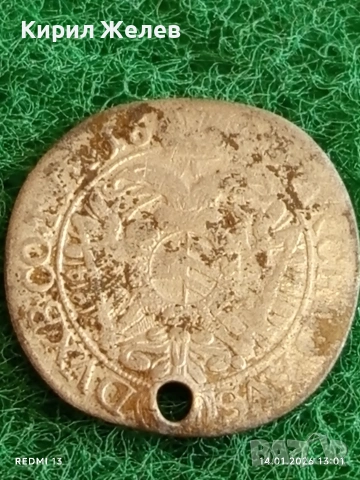 Сребърна монета 6 кройцера Леополд първи Австрия за КОЛЕКЦИЯ 52928, снимка 5 - Нумизматика и бонистика - 53095484