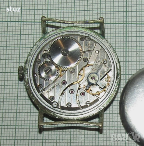 Мъжки швейцарски часовник Mulco, за възстановяване, или за части, снимка 7 - Антикварни и старинни предмети - 53197285