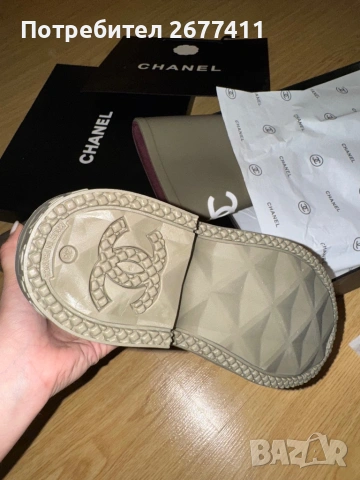 CHANEL дамски гумени ботуши ХИТ , снимка 4 - Дамски ботуши - 53184676