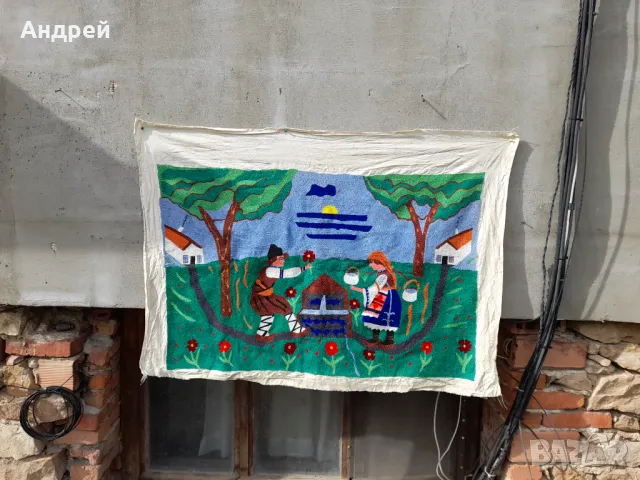Старинен фъкан ковьор,покривка за стена #283