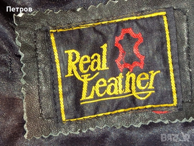 Яке от естествена кожа (L), снимка 5 - Якета - 52425262