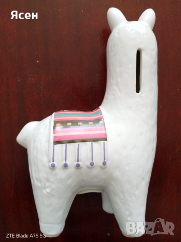 Порцеланова касичка.Перуанска алпака., снимка 2 - Антикварни и старинни предмети - 53866175