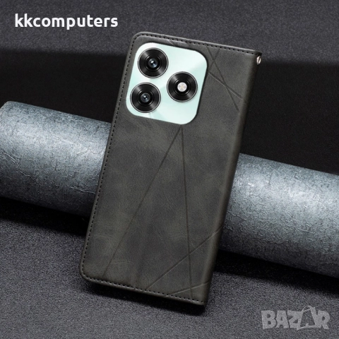 Кожен калъф Портфейл за Honor X5c Plus 4G/ Honor X5c 4G- Геометрична щампа, Държач за Карти и Стойка, снимка 11 - Калъфи, кейсове - 52629954