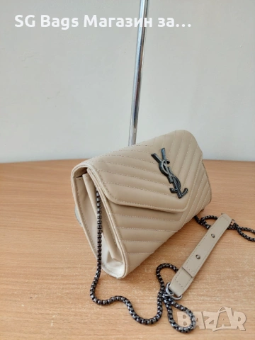 Ysl yves saint laurent дамска чанта през рамо лукс чанта  код 219, снимка 17 - Чанти - 43945983