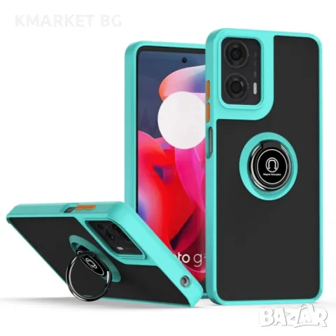 Motorola Moto G04 / G24 Удароустойчив TPU + PC Ring Holder Калъф и Протектор, снимка 5 - Калъфи, кейсове - 47938824