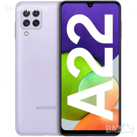 INCELL Дисплей за Samsung SM-A225F A22 4G / GH96-14457A / Тъч скрийн (Без Рамка) / Черен / Баркод : 