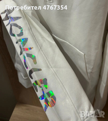 Дамско бяло горнище Moncler, снимка 2 - Суичъри - 53857244