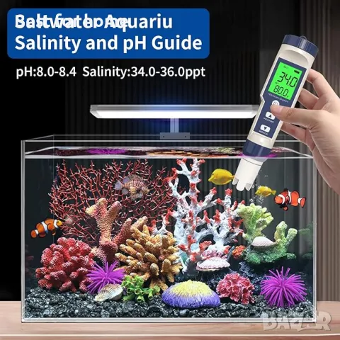 Дигитален тестер за соленос и рН  на водата  Yewhick, , снимка 4 - Друга електроника - 49841984