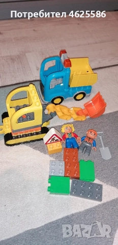 Lego Duplo строителни машини , снимка 4 - Конструктори - 52697005