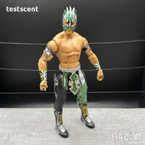 Екшън фигура WWE Kalisto Калисто Mattel Elite figure играчка lucha, снимка 14 - Колекции - 48502519